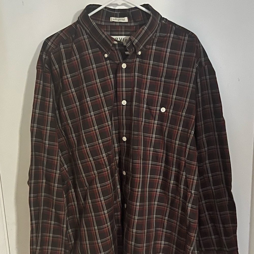 Orvis Button Down Collared Shirt XXL